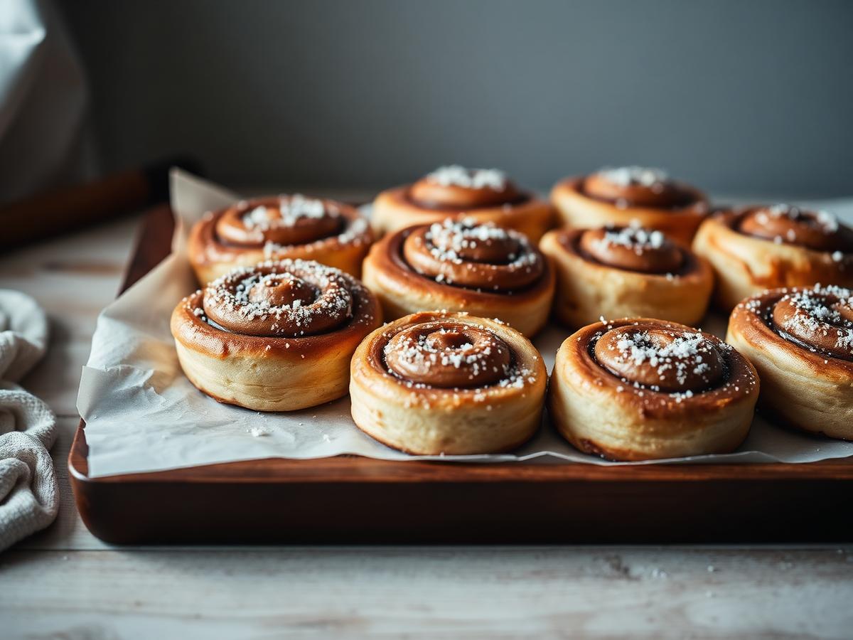 Kanelbullar med kardemummasocker
